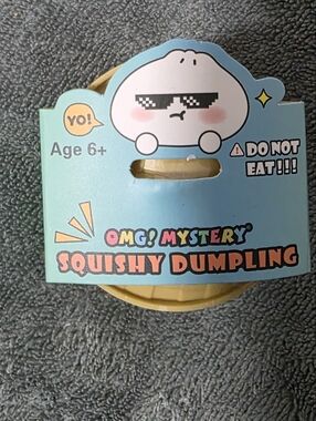 OMG! Mystery Squishy Dumpling Toy - Light Blue Packaging